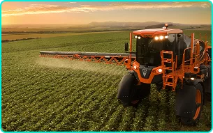Equipamento de pulverização terrestre